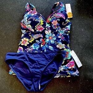 ANNA Cole tankini and briefs swimsuit